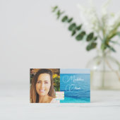 Foto Logo Ocean Blue Zee Travel Visitekaartje (Staand voorkant)