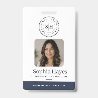 Foto Logo Personeelsbadge Bedrijfsidentificatiekaa Badge