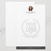 Foto | Logo Professionele Kantoor op maat Briefpapier (Voorkant / Achterkant)