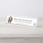 Foto | Logo Professionele Kantoor op maat Bureau Naambordje (Voorkant)