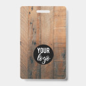 Foto & Logo Voedselrondleiding Badge (Achterkant)