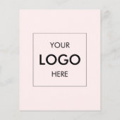 Foto Logo Zakelijke Marketing Roze Flyer (Achterkant)