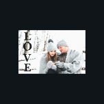 Foto LOVE Typography Keepomwille Home Decor Canvas<br><div class="desc">L-O-V-E staat op je favoriete foto. De perfecte souvenir voor iedereen.</div>