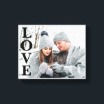 Foto LOVE Typography Keepomwille Home Decor Canvas Afdruk<br><div class="desc">L-O-V-E op je favoriete foto. Het perfecte hoopje voor iedereen. Voeg bruiloft, baby, verloving foto toe. Dit is een geweldig cadeau voor je andere helft of liefde voor je leven.</div>