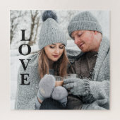 Foto LOVE Typography Keepomwille Legpuzzel (Verticaal)