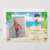 Foto Luau verjaardagsuitnodiging Luau-uitnodiging Kaart (Voorkant)