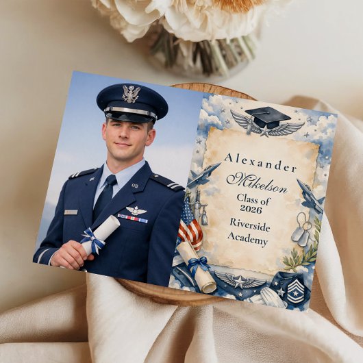Foto Luchtmacht Vleugels Afstuderen Aankondiging