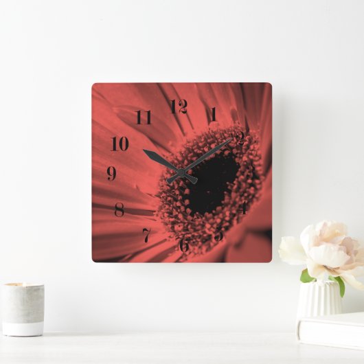 Foto, macro vierkante klok (Huis)