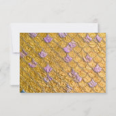 Foto Magische Zeemeermin Verjaardagsfeest Bedankkaart (Achterkant)