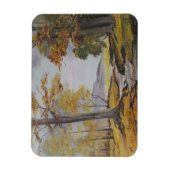Foto Magnet Ann Hayes TekeningForest Stream Magneet (Verticaal)
