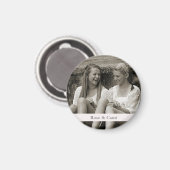 Foto Magnet met jouw tekst (Voorkant / Achterkant)