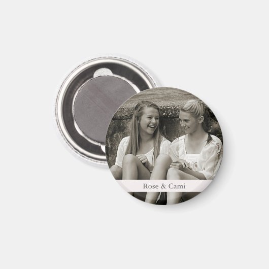 Foto Magnet met jouw tekst (Voorkant / Achterkant)