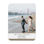 Foto Magnet Modern Dank u Magnet-Bottom Banner Magneet (Verticaal)