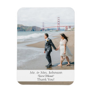 Foto Magnet Modern Dank u Magnet-Bottom Banner Magneet