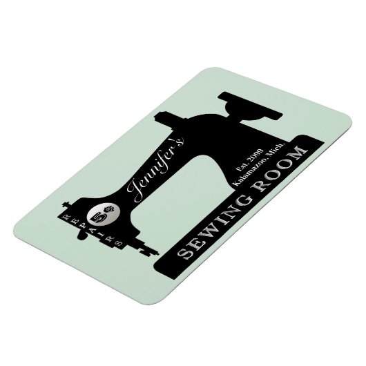 Foto Magnet Seamstress Quilter Seamress Room Magneet (Linkerzijde)