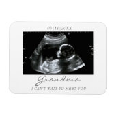 Foto Magnet Ultrasound Gifts for Grandma Sonogram Magneet (Horizontaal)