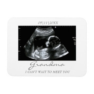 Foto Magnet Ultrasound Gifts for Grandma Sonogram Magneet