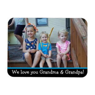 Foto Magnet voor Grandma en Grandpa Magneet