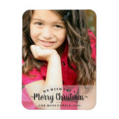 Foto Magnet - Wij wensen u een prettige kerstdag Magneet (Verticaal)