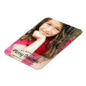 Foto Magnet - Wij wensen u een prettige kerstdag Magneet (Linkerzijde)