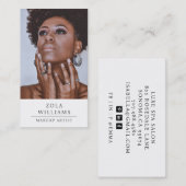 Foto Make-up Artiest Visitekaartje (Voorkant / Achterkant)