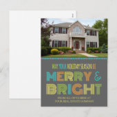 Foto Makelaar Seizoen Groeten Postcar Feestdagenkaart (Voorkant / Achterkant)