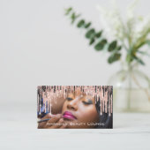 Foto Makeup Artist Roos Brow Wax Appointcard Afsprakenkaartje (Staand voorkant)