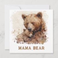 *~* Foto MAMA BEER Ap72 Cub Moederdag kaart