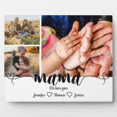 Foto Mama we houden van je Fotoplaat (Voorkant)