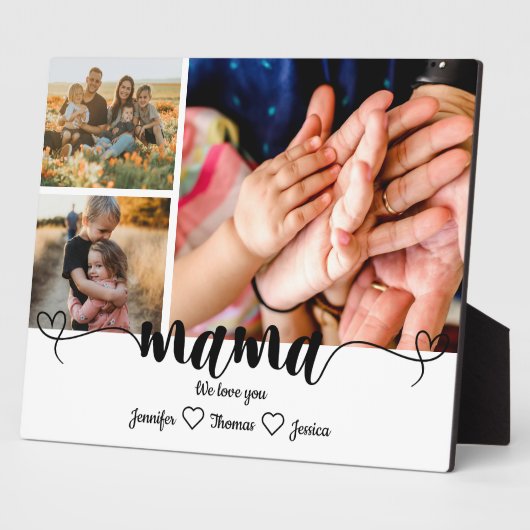 Foto Mama we houden van je Fotoplaat (Zijkant)