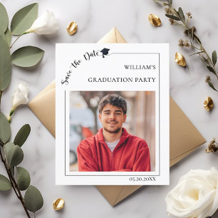 Foto-man Graad Save the Date kaart