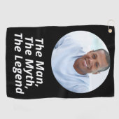 Foto man myth legende zwart wit golfhanddoek (Horizontaal)