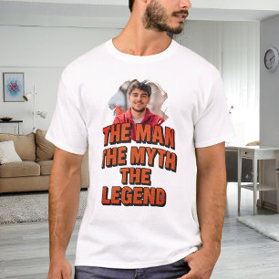 Foto man mythe legende naam leuke verjaardag t-shirt