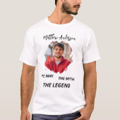 Foto man mythe legende naam plezier t-shirt (Voorkant)