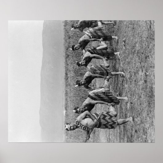 Foto Maori War Dance Poster (Voorkant)