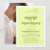 Foto Margs & Matrimony Cocktail Bachelorette Kaart (Voorkant / Achterkant)