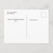 Foto Marketing Uw Bericht Zakelijk  Aankondigingskaart (Achterkant)