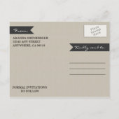 Foto Mason Jar Oak Tree Sla de datum kaarten (Achterkant)