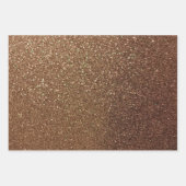 Foto: Mat Faux Silver, Gold Glitter Stippen Inpakpapier Vel (Voorkant 2)