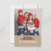 Foto Matryoshka Nesting Doll Christmas Kaart (Achterkant)