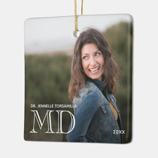 Foto MD Doctor Keramisch Ornament (Links)