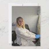 Foto MD Doctor of Medicine Physician Afstuderen Kaart (Achterkant)