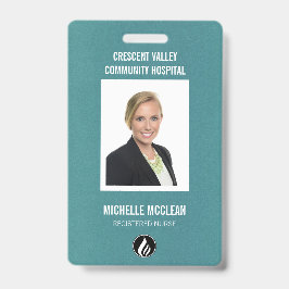 Foto Medewerker Custom Health Professional Badge