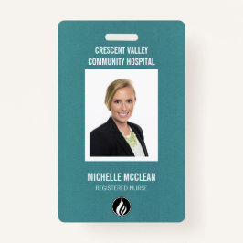 Foto Medewerker Custom Health Professional Badge