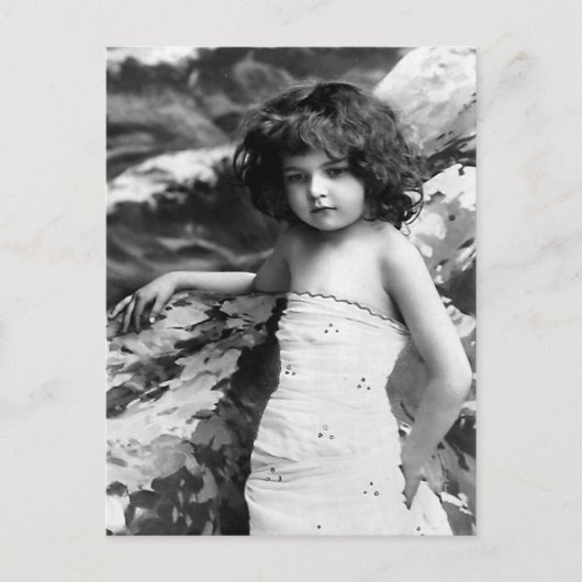  foto " meisje" briefkaart (Voorkant)