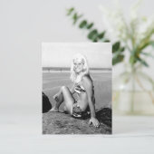  foto ● meisje Cocoa Beach Florida Briefkaart (Staand voorkant)