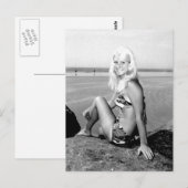  foto ● meisje Cocoa Beach Florida Briefkaart (Voorkant / Achterkant)