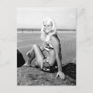 foto ● meisje Cocoa Beach Florida Briefkaart