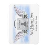 Foto Memorial Angel Wings Magneet (Verticaal)