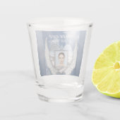 Foto Memorial Angel Wings Shot Glass Glas (Achterkant)